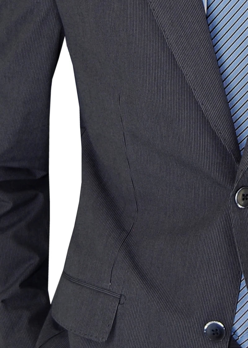 Italian Men's Two Button Suit Set 2 Piece Trim Fit Jacket Pant U80817