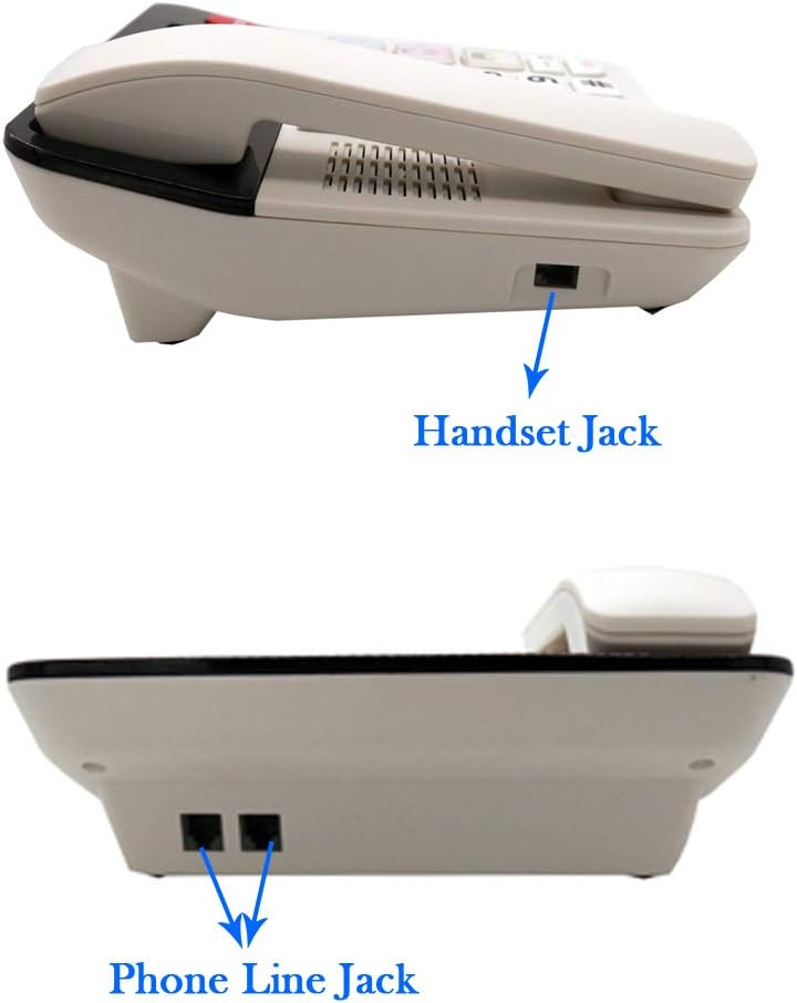 Corded Phones with Big Button, Caller ID, Amplified Phones, Pack of 2 L67686