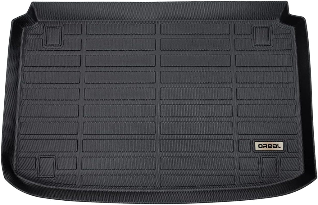 Black Trunk Mat Replacement for Hyundai Venue 2020 2021 2022 Car Rear Cargo Liner Floor Cover All Weather Protection Waterproof Durable Custom Fit-Placed on The Layer Below Pack of 2 Y389599