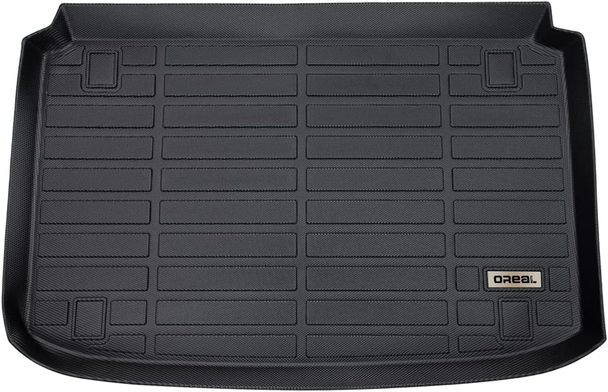 Black Trunk Mat Replacement for Hyundai Venue 2020 2021 2022 Car Rear Cargo Liner Floor Cover All Weather Protection Waterproof Durable Custom Fit-Placed on The Layer Below Pack of 2 Y389599
