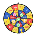 Flocking Dart Board with 4pcs Darts Dartboard Set I59525