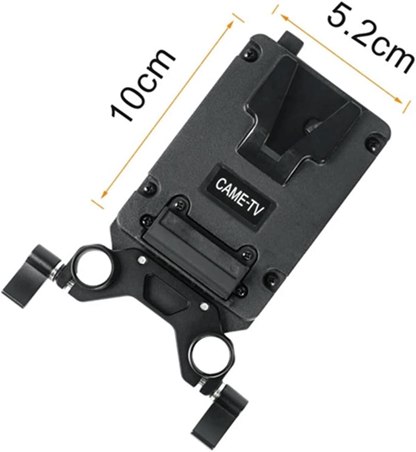 Mini V-Mount Plate with 2 D-tap Outputs and Dual 15mm Rod Clamp H4644