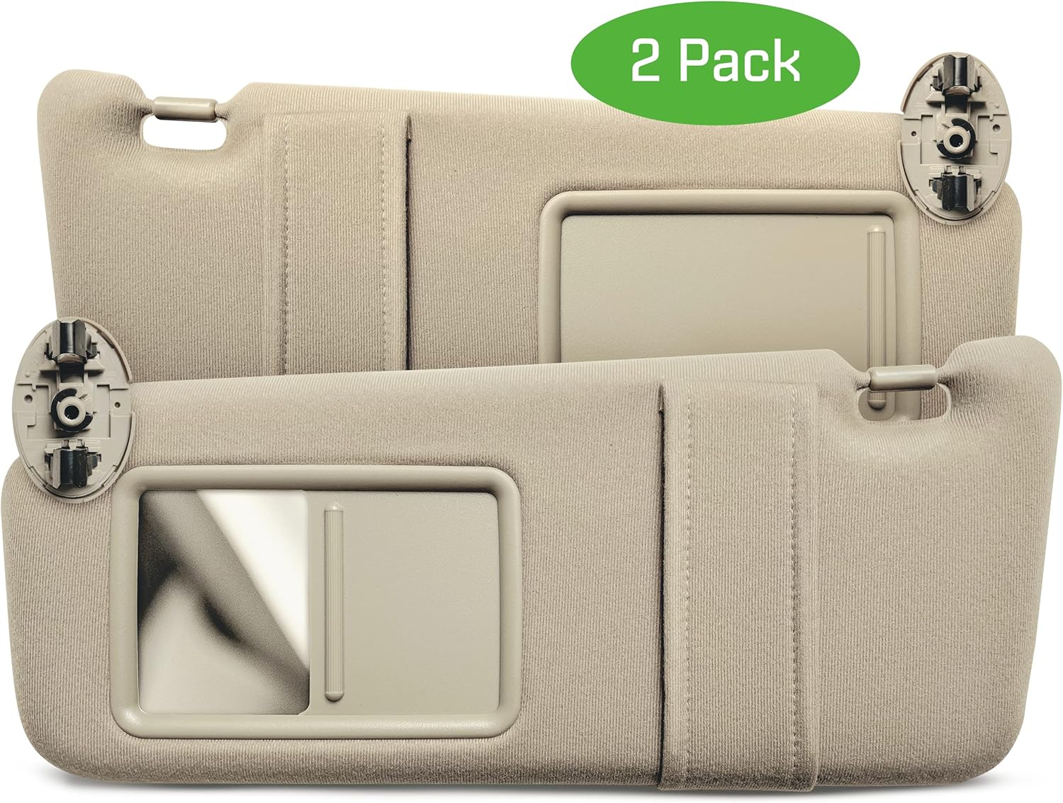 Grey Sun Visor Replacement 2 Pack for Toyota Camry J159126