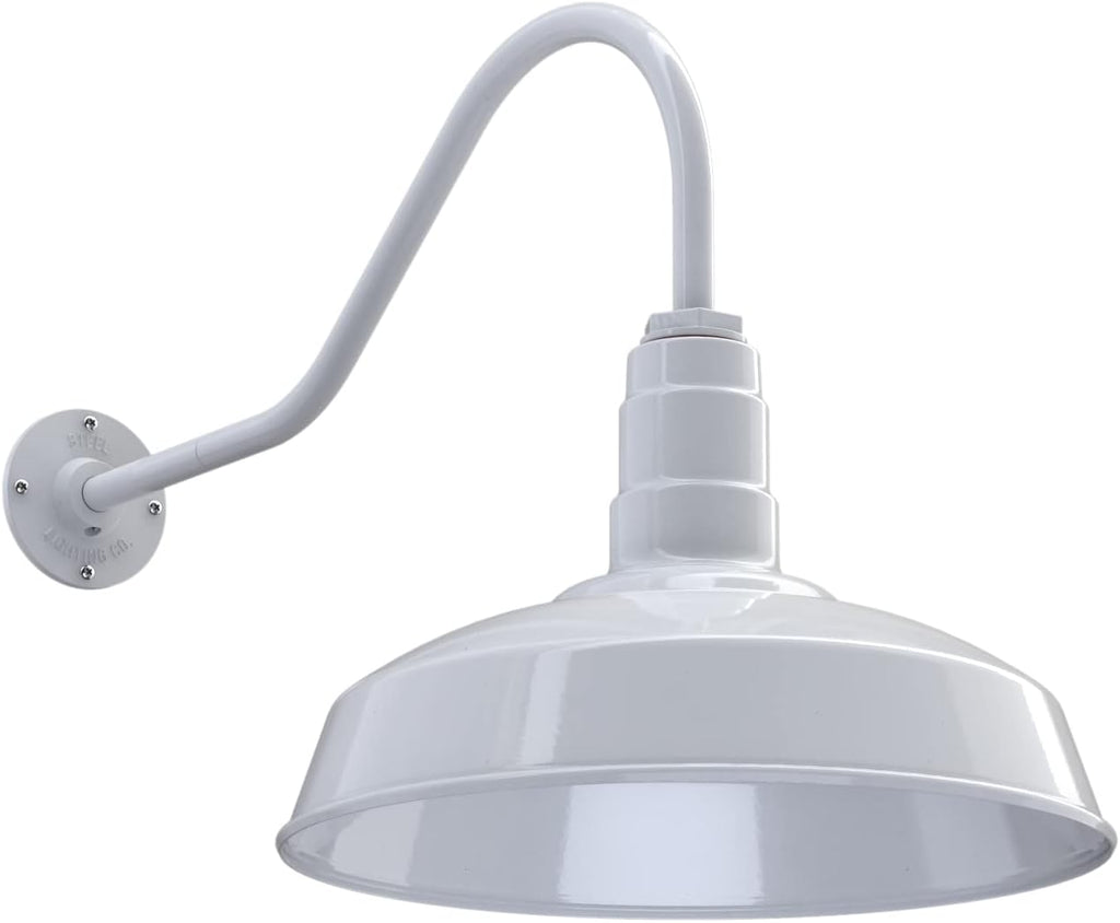 Matte Black Gooseneck Barn Light G3639