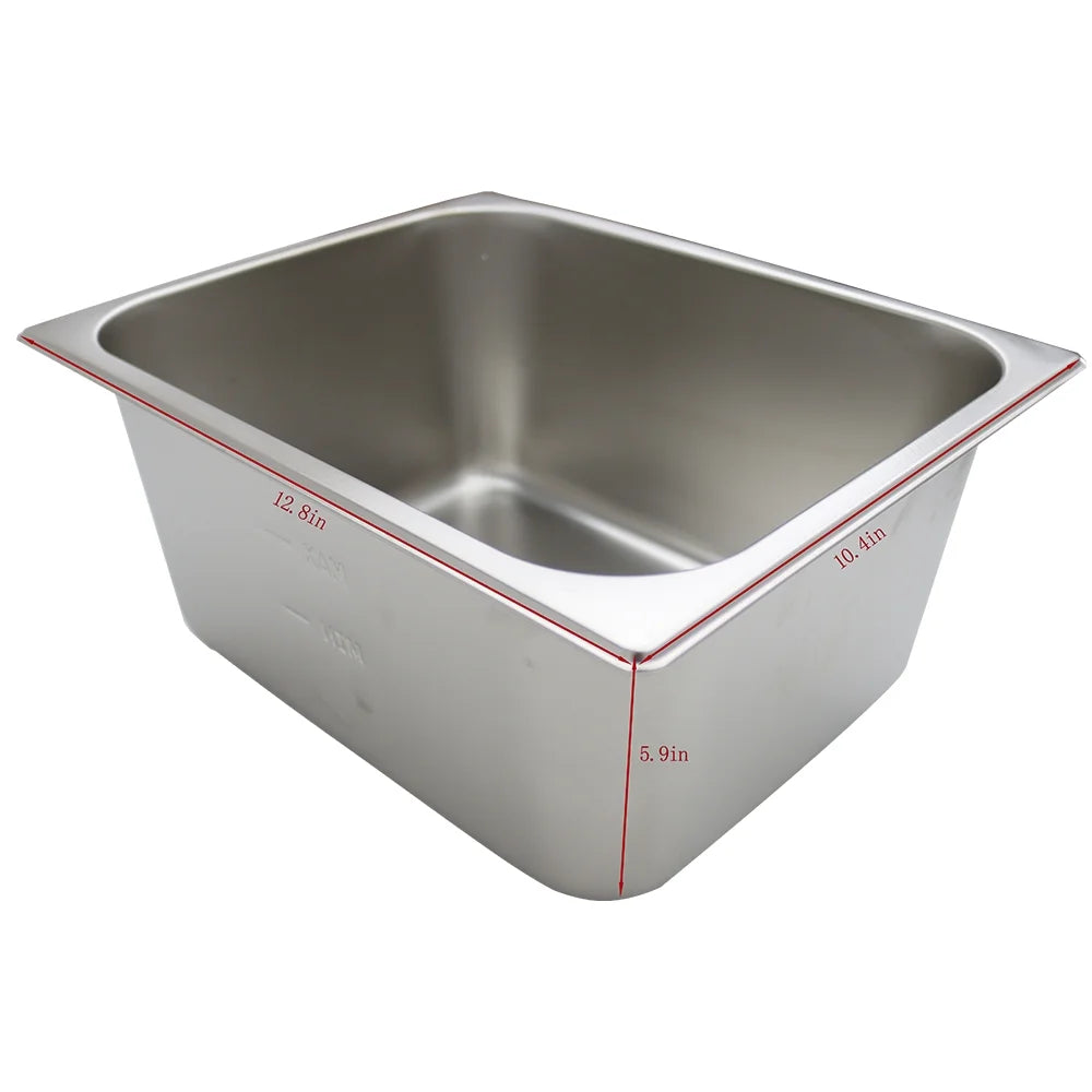 Commercial Canteen Electric Food Warmer 5 Pots Plus Deep D712148