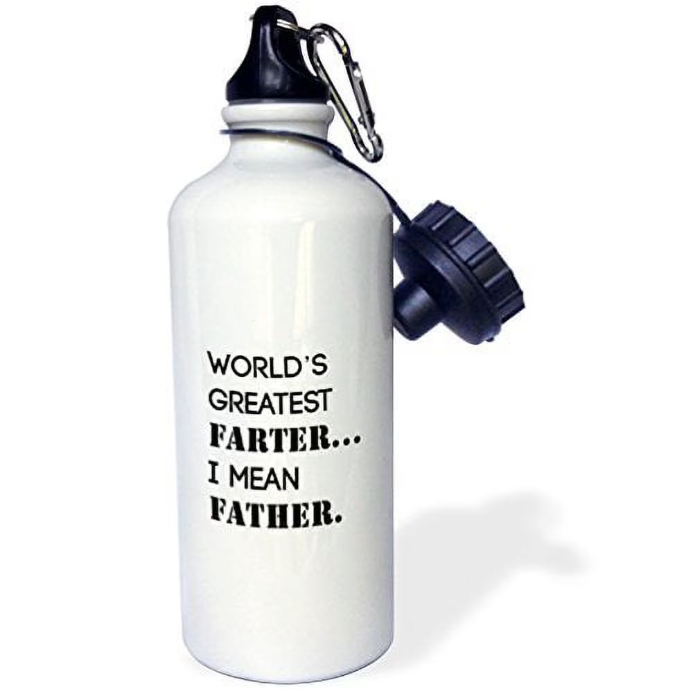 21 oz White Sports Water Bottle S8406