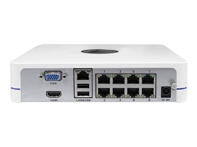 8-Channel 720p NVR with 4 Security Cameras K963