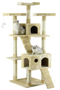 Beige Cat Tree Condo Furniture N146785