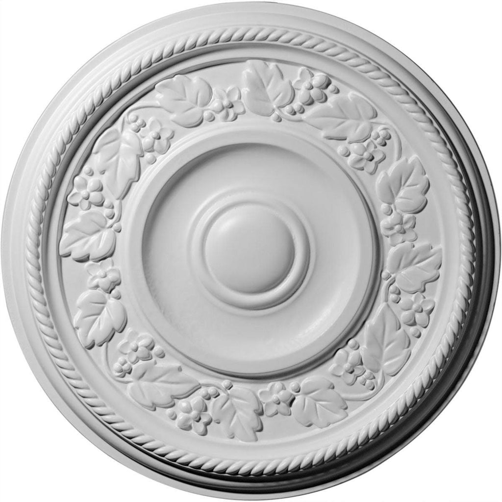 16 1/8x22OD x 3/4x22P Hand-Painted Ceiling Medallion M38669