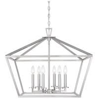 6 Light Satin Nickel Lantern W493628