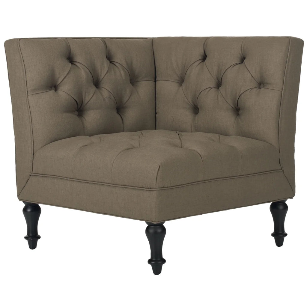 Olive Tufted Corner Chair X42755