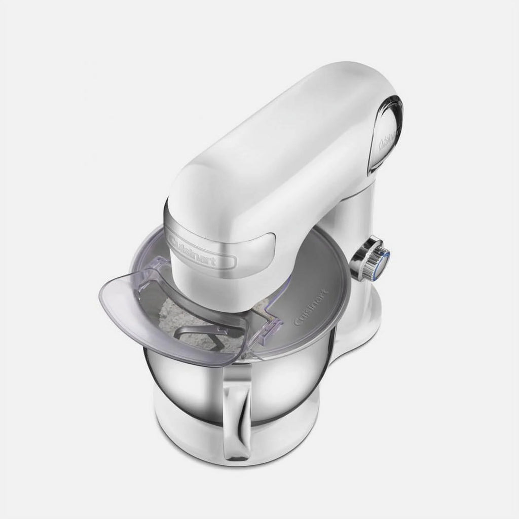 White Stand Mixer with Stainless Steel Measuring Cups and Spoons T88923