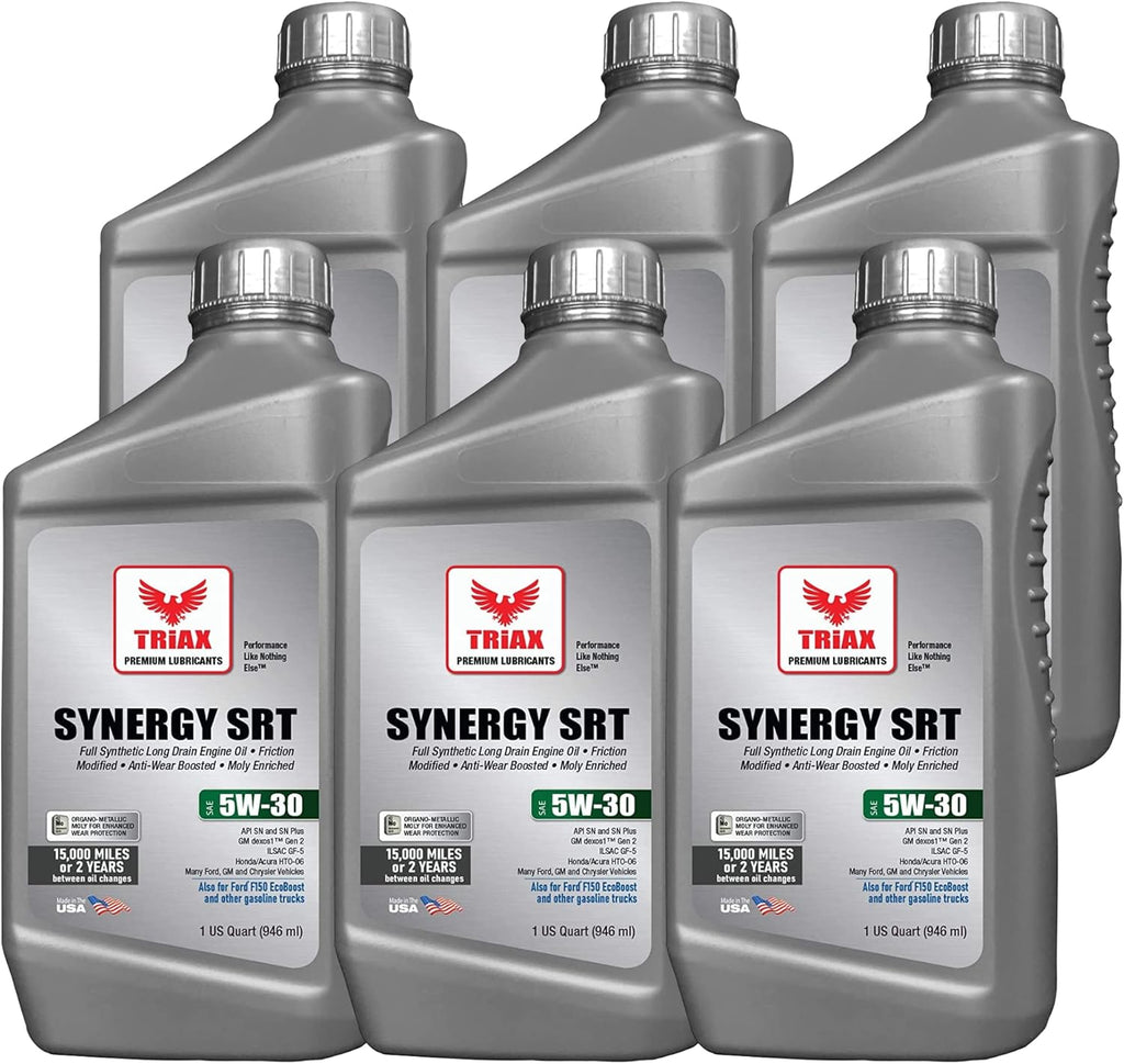Full Synthetic PAO and Ester Engine Oil 5W-30 (12 Quart Pack) Pack of 2 U52562
