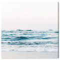 Blue Mitad Squared Coastal Canvas J702