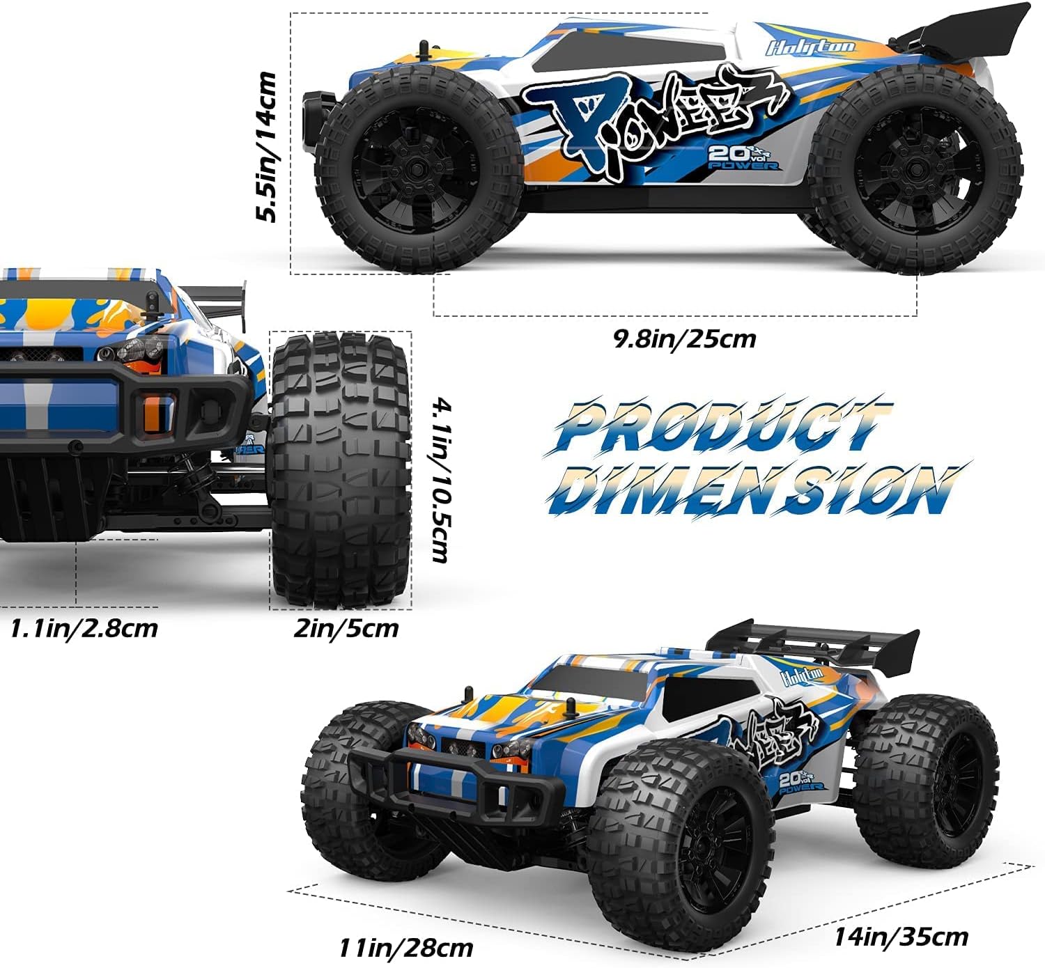 1:10 Scale 4WD Remote Control Monster Truck T583