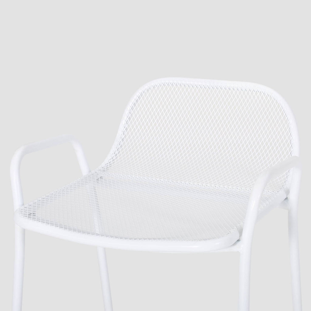 Matte W Iron Barstool Set of 4 G893
