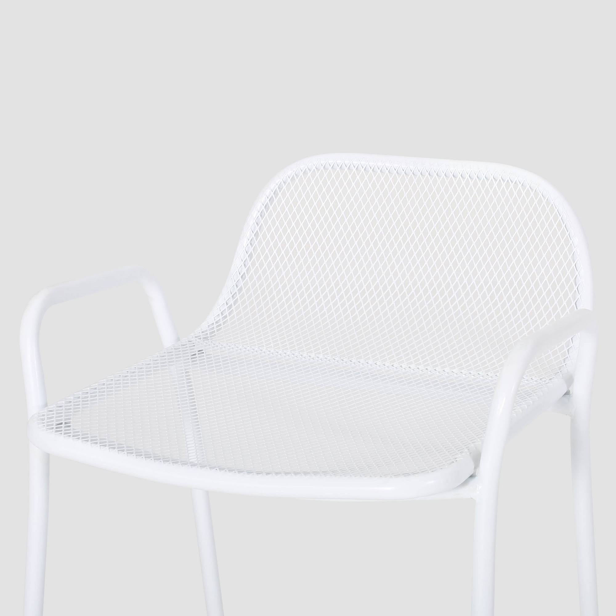Matte W Iron Barstool Set of 4 G893