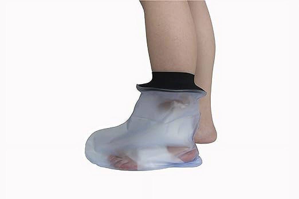 Waterproof Foot Cast Cover for Shower (Black) Y43924