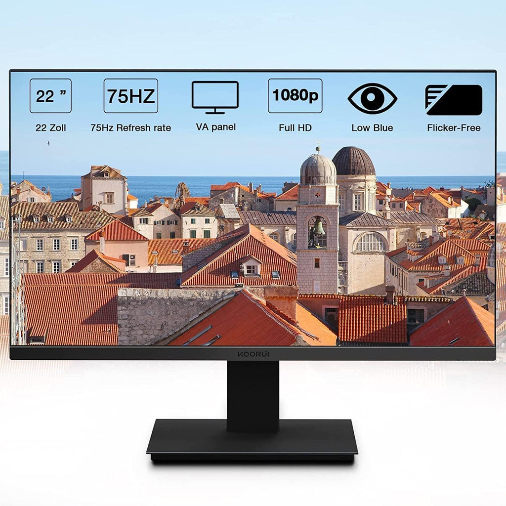 22 inch FHD 1080P 75hz VA LED Monitor O8150