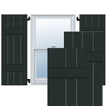 Real Wood Pine Board-n-Batten Shutters R4002