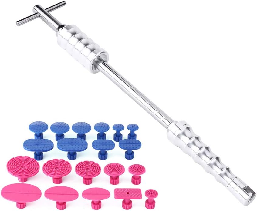 T Bar Slide Hammer Glue Puller Tabs Car Body Tools Pack of 2 V562309