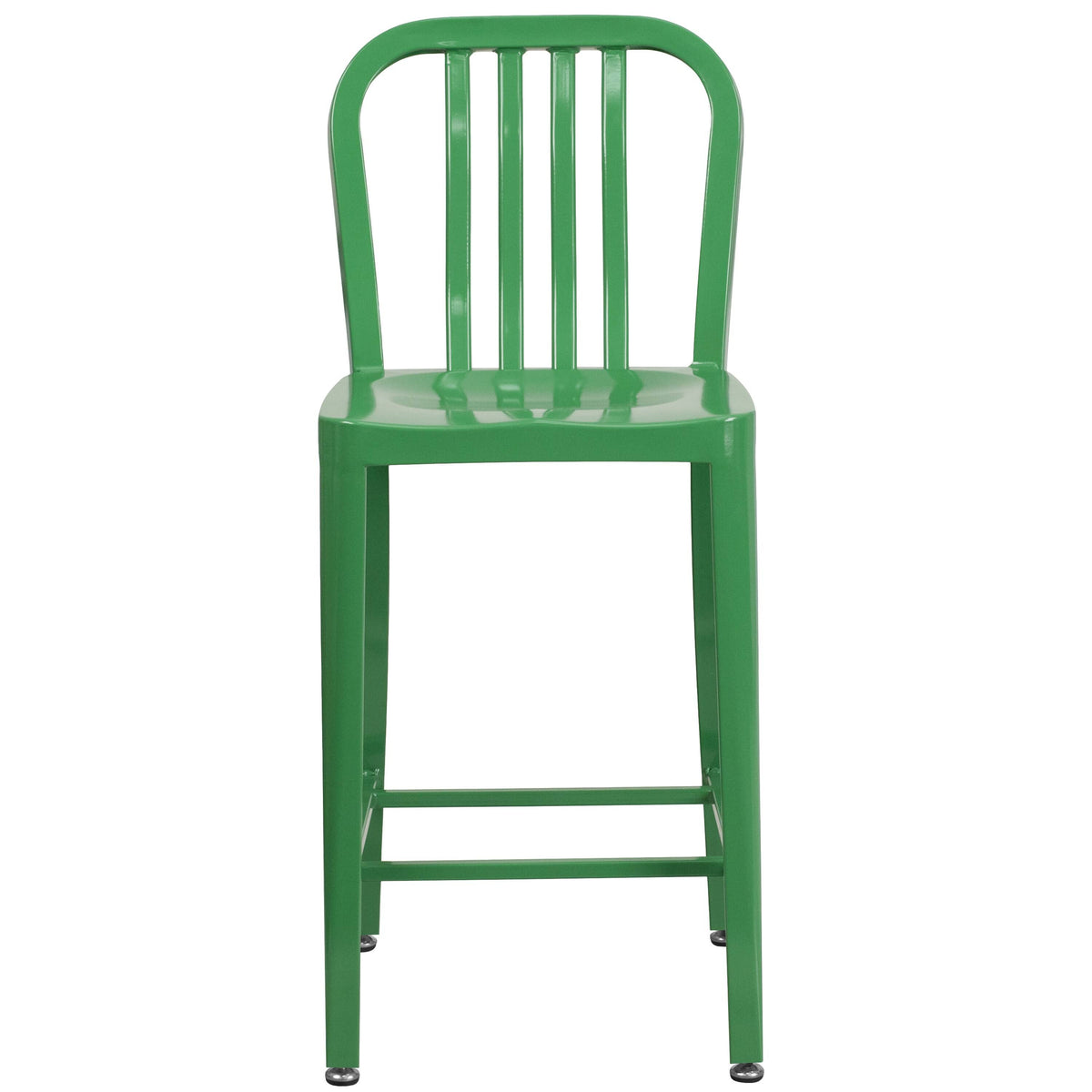 Green Metal Counter Stools J20374