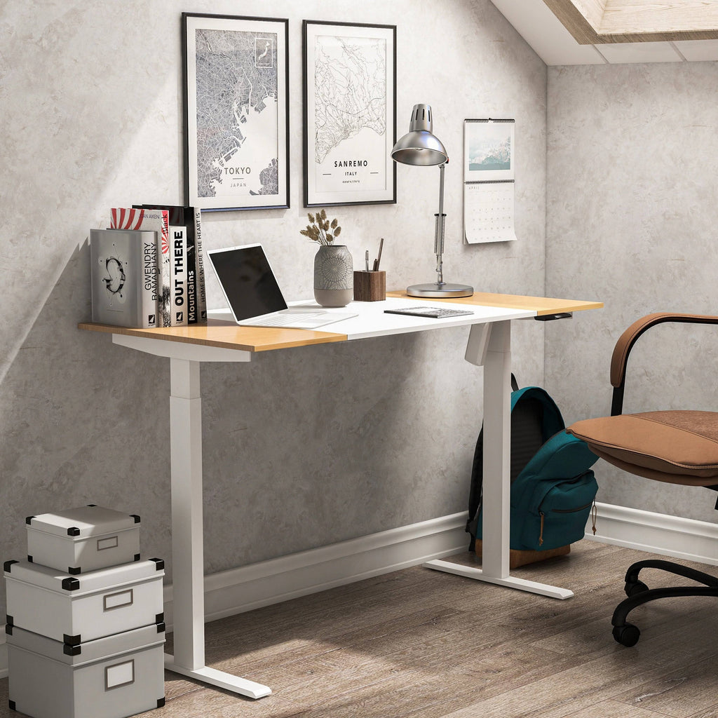 Black and White 47-Inch Desk and Chair Set Z5676