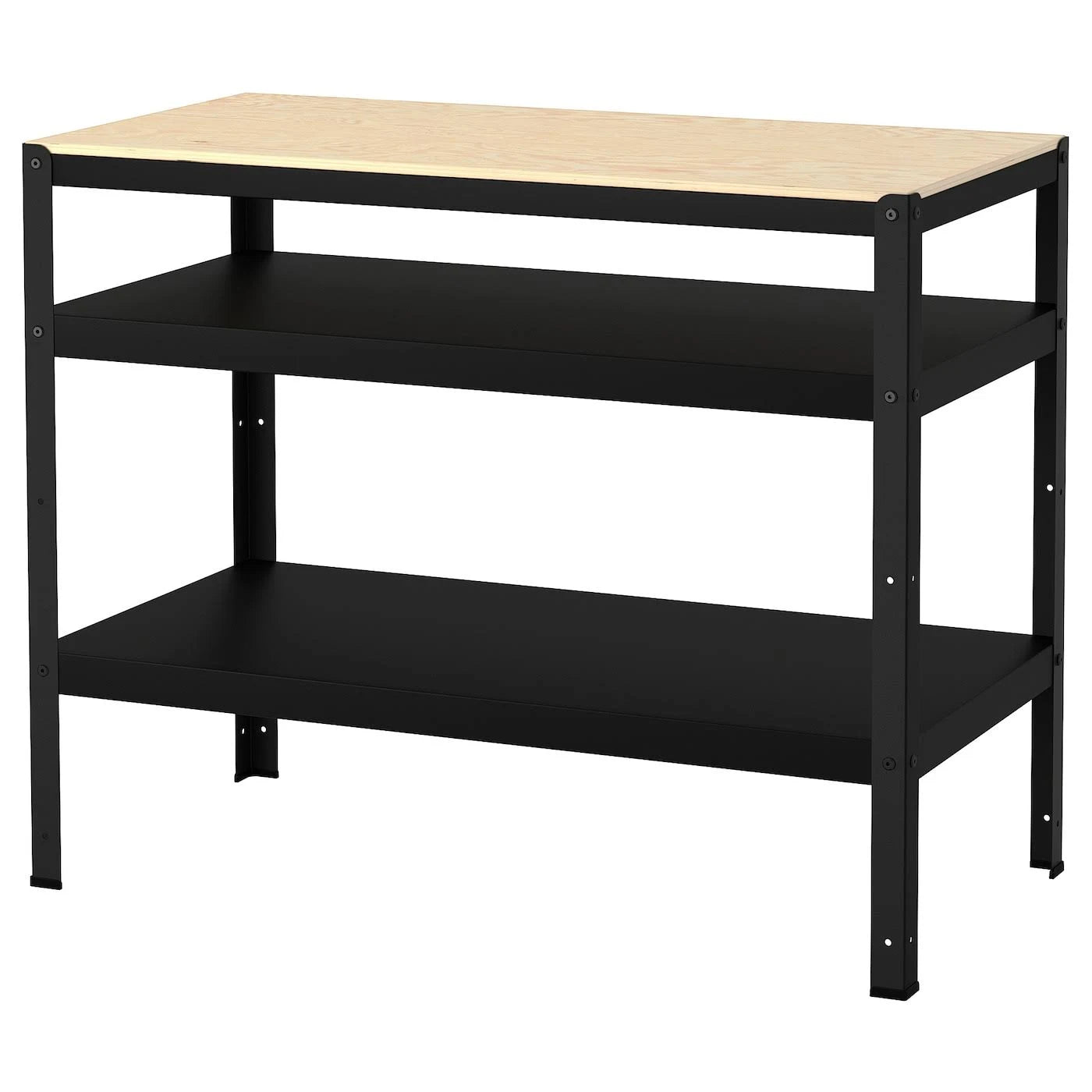 Black/Pine Plywood Work Bench L490714