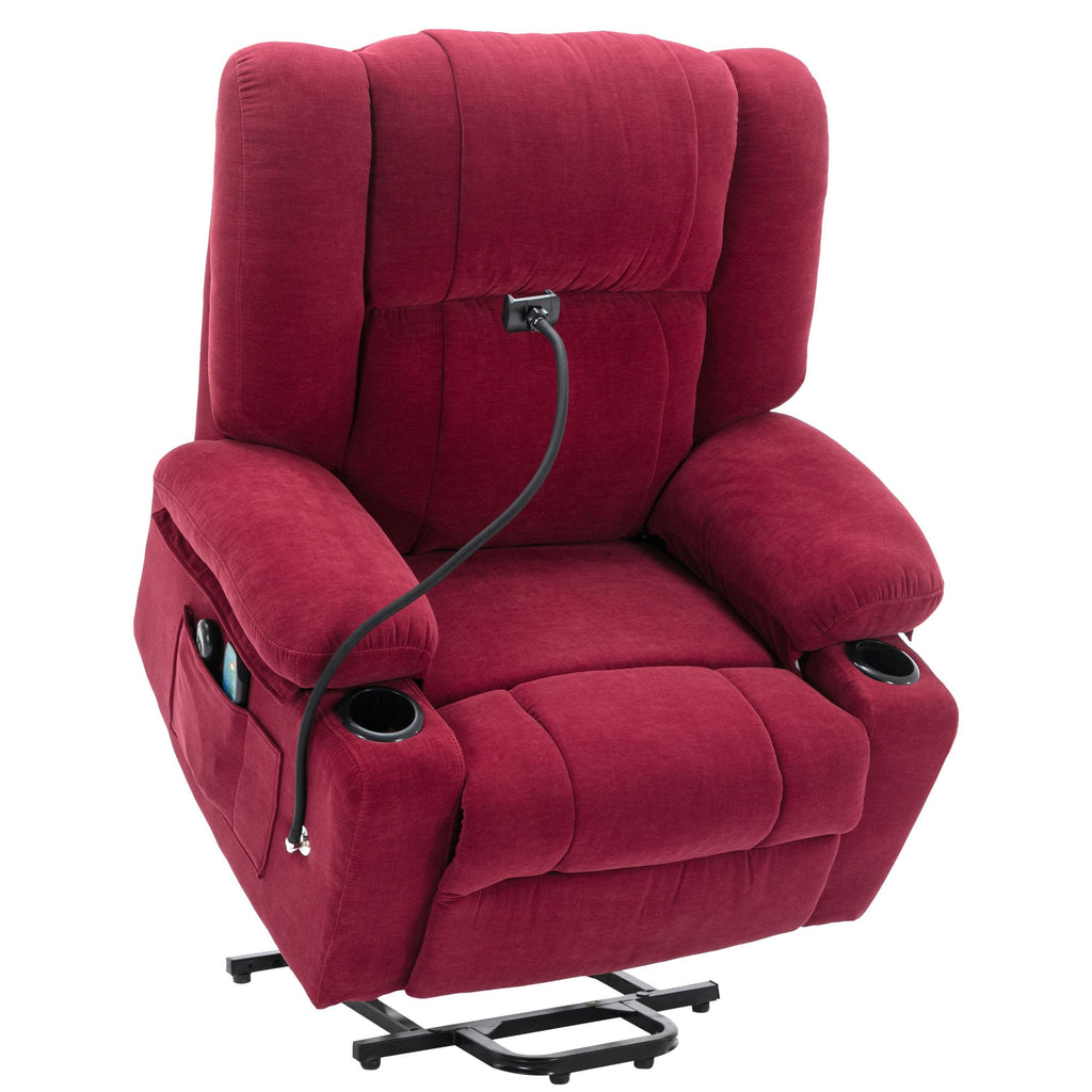 Electric Lift Recliner Massage Chair with Remote Control Y271