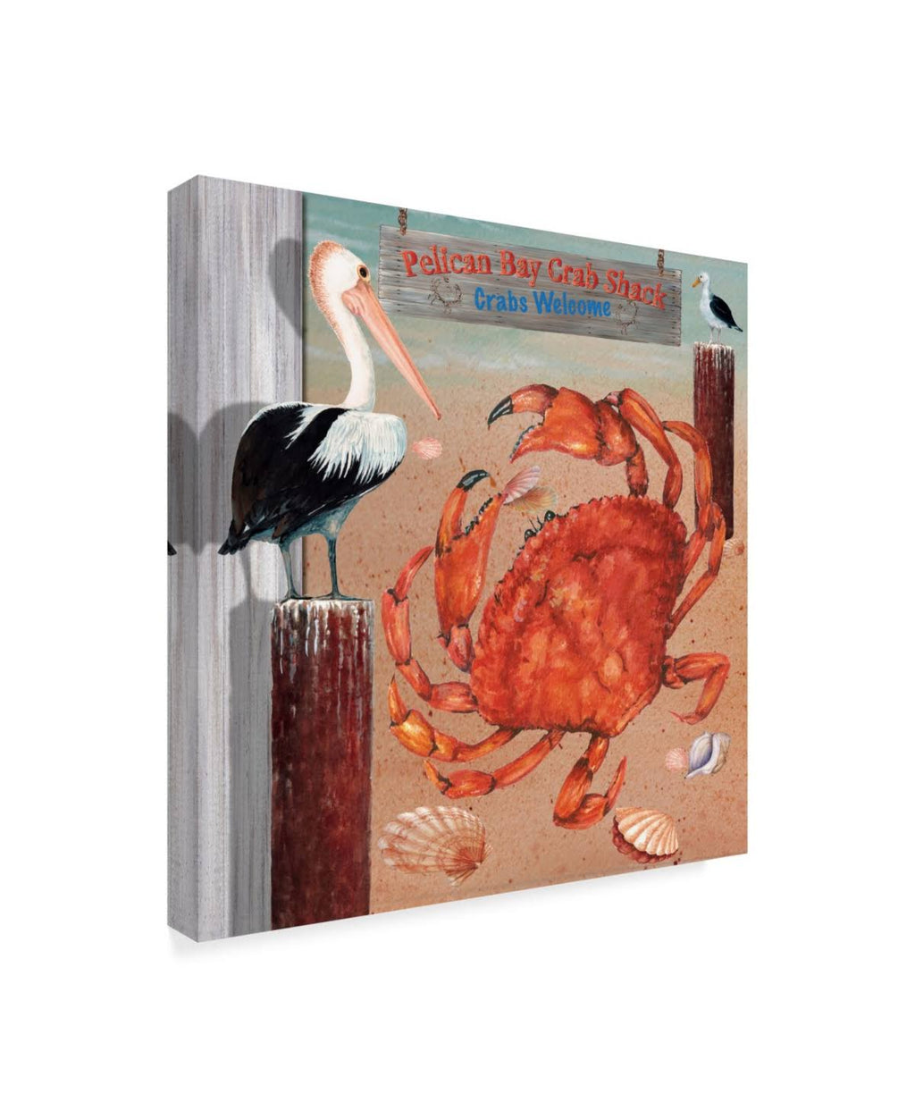 Pelican Beach Canvas S974