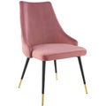 Dusty Rose Tufted Velvet Dining Side Chair Q1900