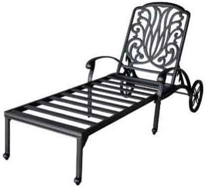 Desert Bronze Cast Aluminum Reclining Patio Chaise Lounge O902