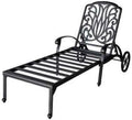 Desert Bronze Cast Aluminum Reclining Patio Chaise Lounge O902