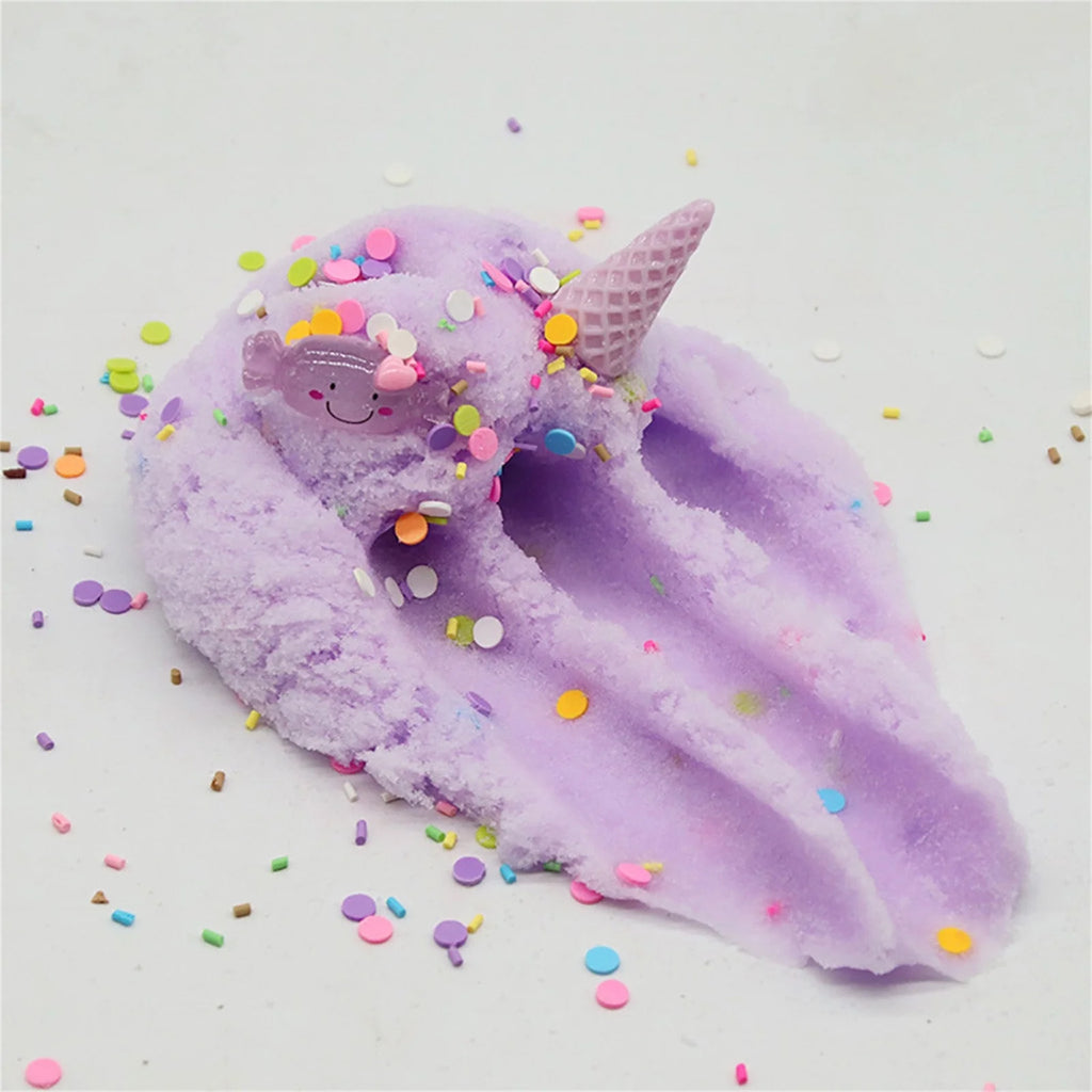 Scented Butter Slime Kit with Candy, Ice Cream, Fruit Charms Q730498