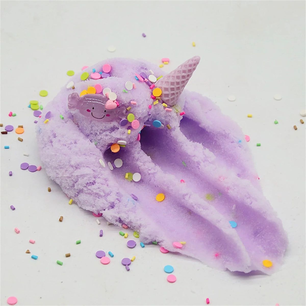 Scented Butter Slime Kit with Candy, Ice Cream, Fruit Charms Q730498