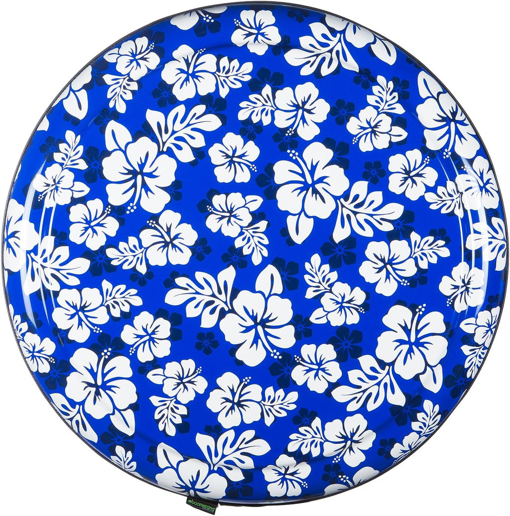 Blue Hawaiian Print Rigid Tire Cover M696