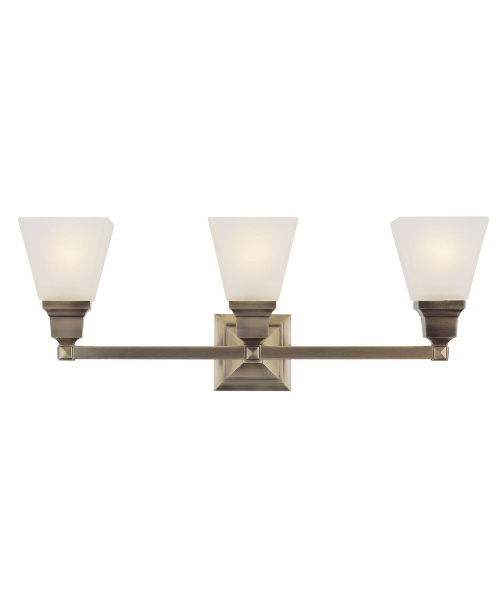 Antique Brass 3-Light Bath Light L27657