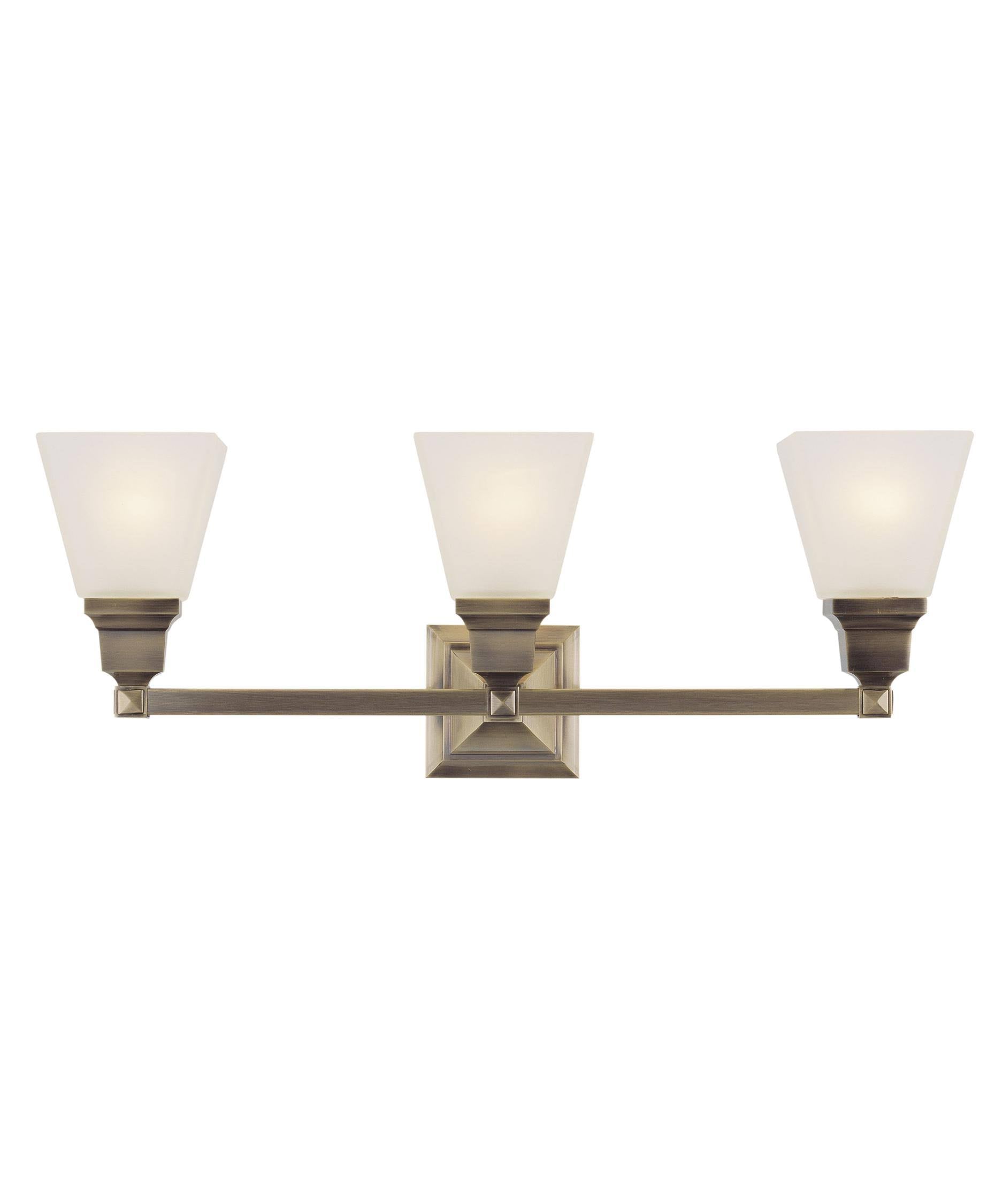 Antique Brass 3-Light Bath Light L27657