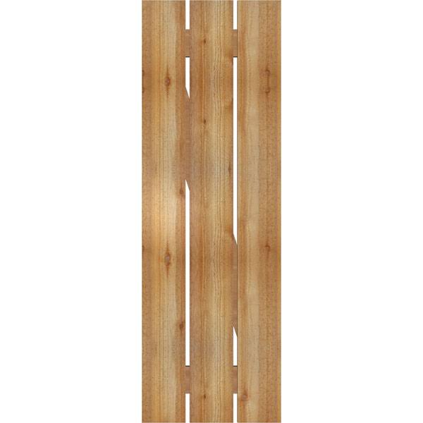 Rough Sawn Western Red Cedar Board-n-Batten Shutters F808981