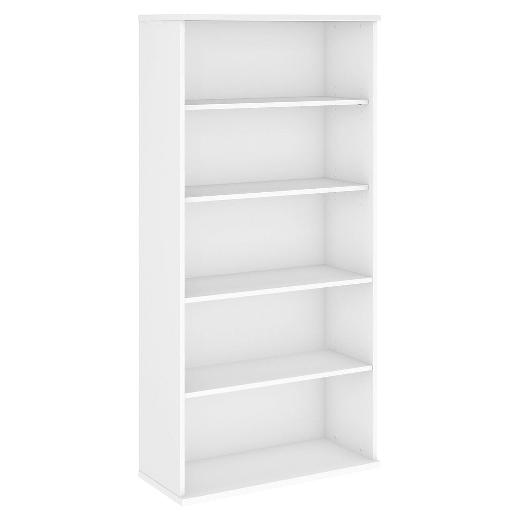 Storm Gray 5 Shelf Wood Composite Bookcase H993