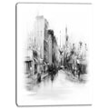 Black and White Cityscape Canvas Art H797