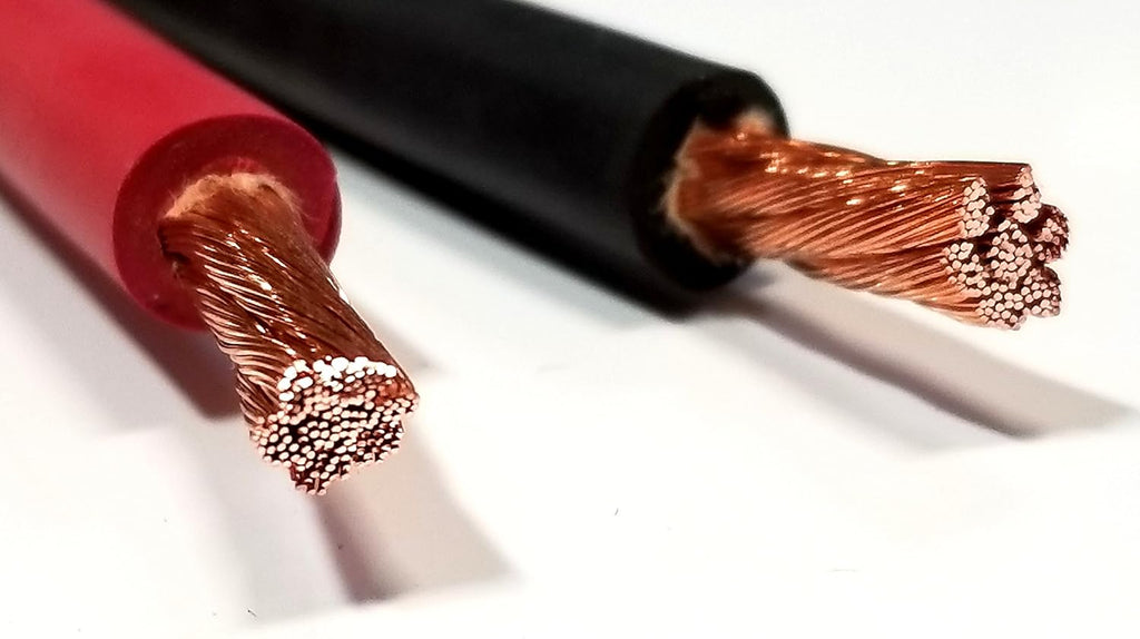 8 AWG Pure Copper Flexible Cable Wire 50 ft Black + 50 ft Red Y83181