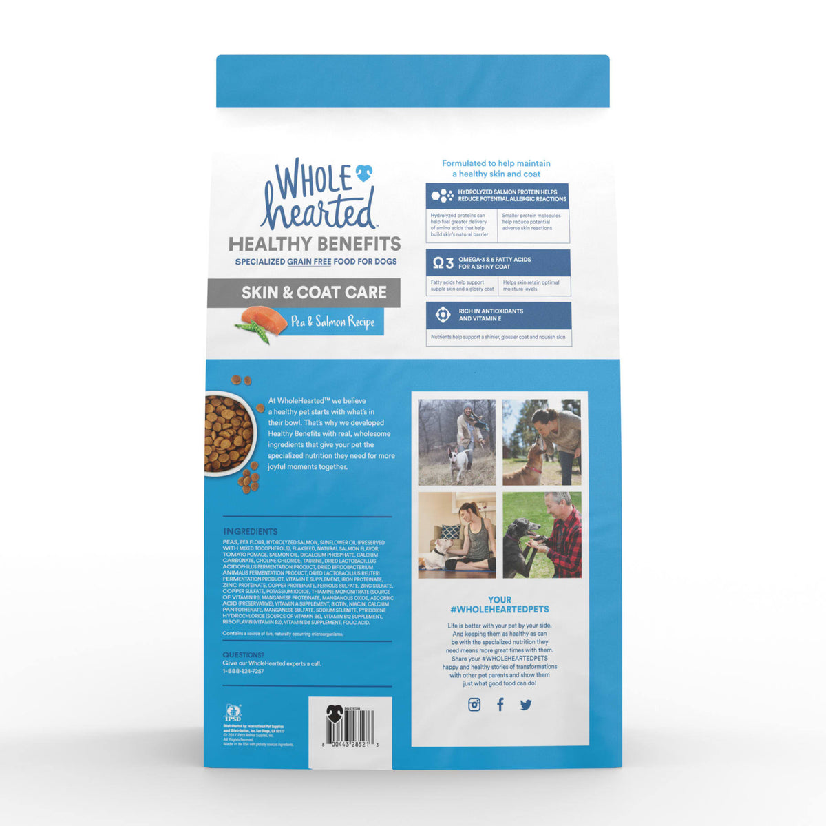 Grain Free Pea and Salmon Recipe Dry Dog Food, 25 lbs. O477632