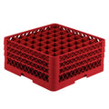 Red 49 Compartment Rack with 2 Extenders and Open Extender U665851