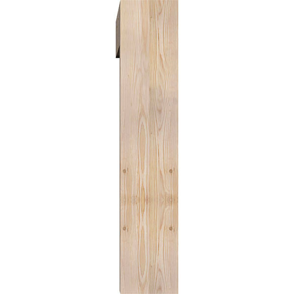 Douglas Fir Smooth Bracket with Offset Brace S391
