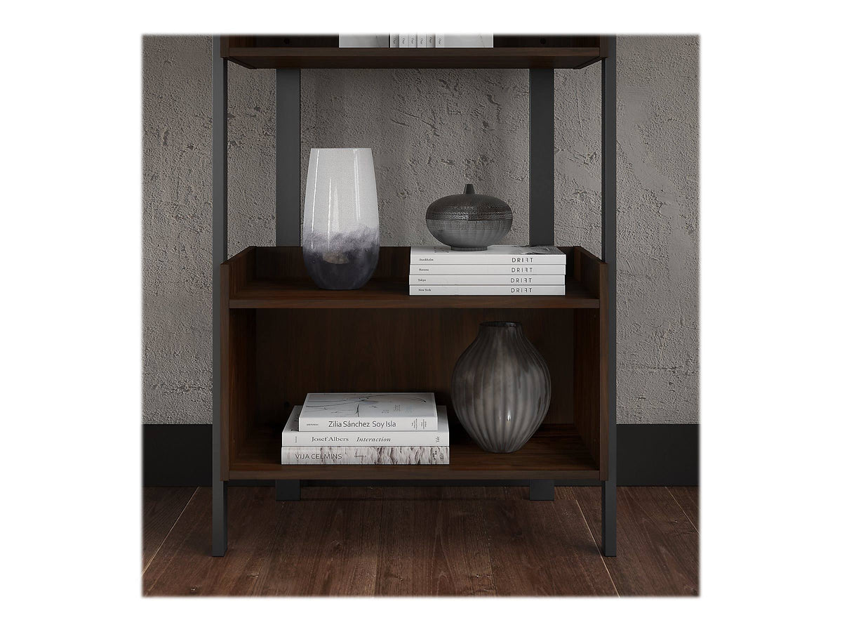 4 Shelf Bookcase in Modern Walnut K24788