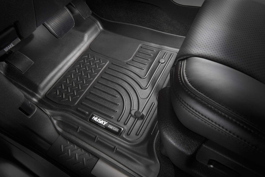 Black Front Floor Liners 2 Pcs J3599