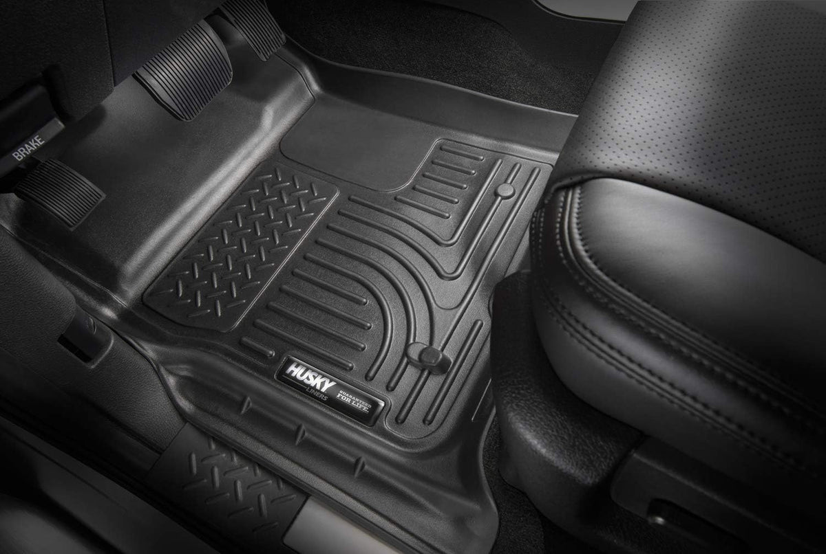 Black Front Floor Liners 2 Pcs J3599