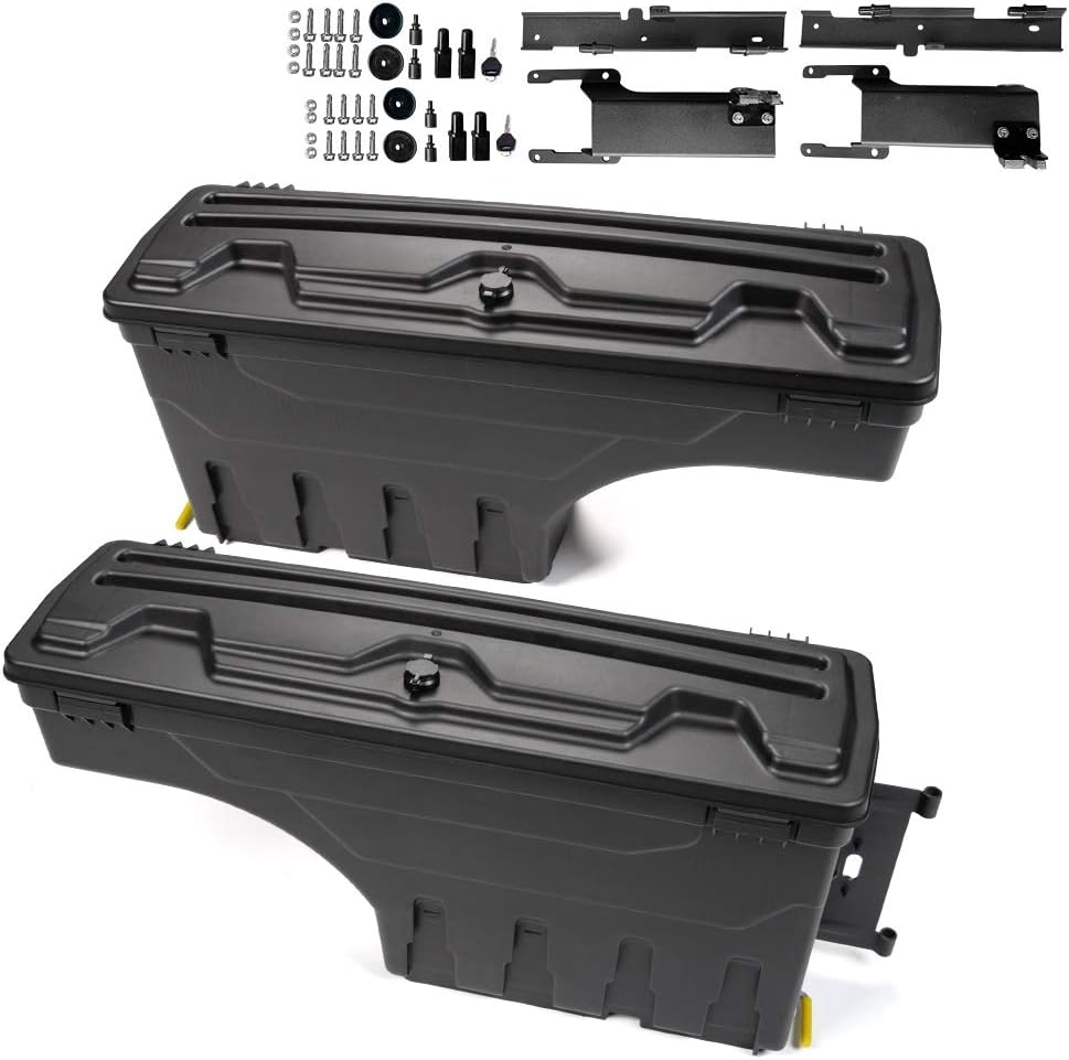 Lockable Swing Case Toolbox For Ford F150 Truck Bed I5899