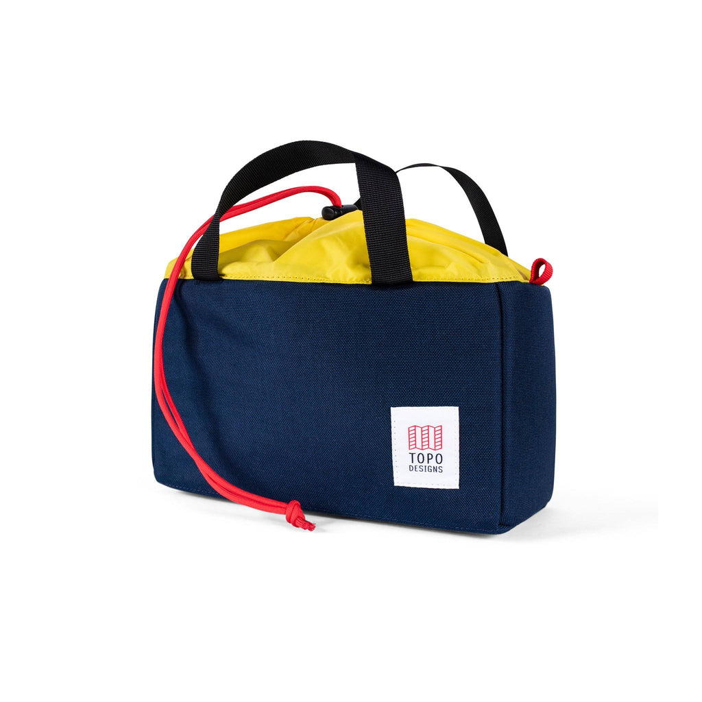 Navy Yellow Camera Cube I77702